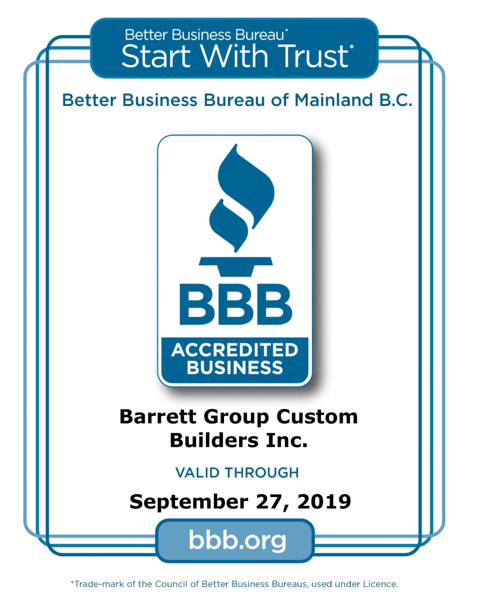 Better Business Bureau logo
