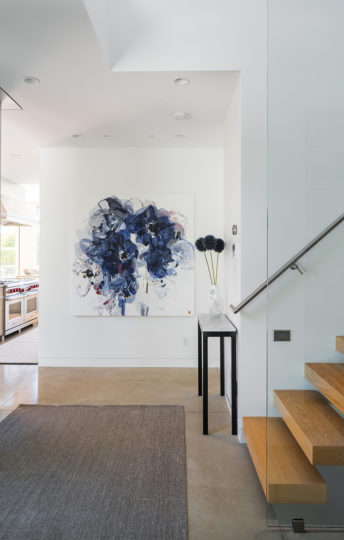 Artwork in the entrance foyer